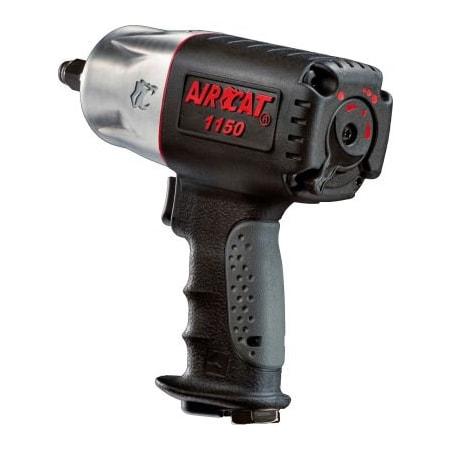 Florida Pneumatic Aircat Angle Air Impact Wrench, 1/2" Drive Size, 1295 Max Torque 1150
